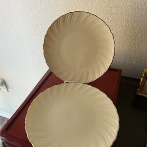 Set of 4 Dinner Plates Vintage Lenox Weatherly Excellent Condition